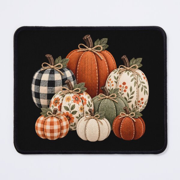 Item preview, Cozy Fall Pumpkin Collection with Plaid, Floral & Bows – Rustic Autumn Farmhouse Aesthetic designed and sold by LandFinStudio.