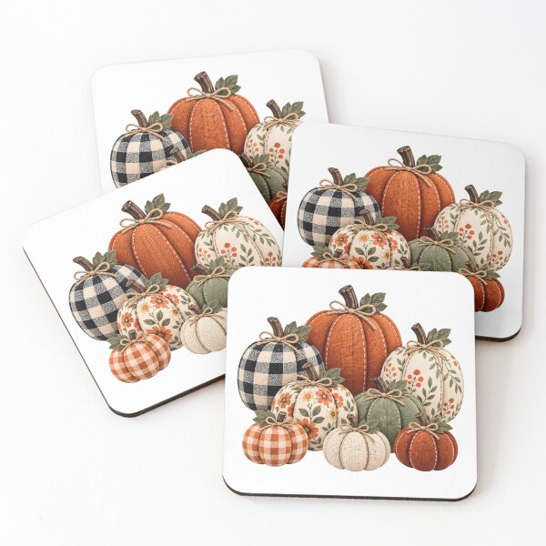 Item preview, Cozy Fall Pumpkin Collection with Plaid, Floral & Bows – Rustic Autumn Farmhouse Aesthetic designed and sold by LandFinStudio.