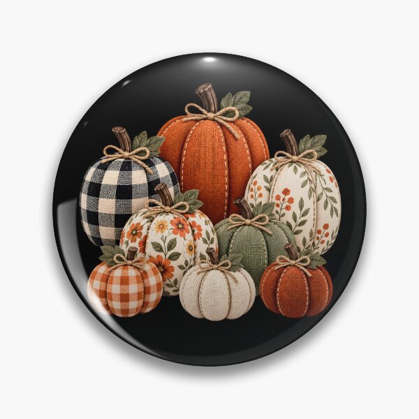 Item preview, Cozy Fall Pumpkin Collection with Plaid, Floral & Bows – Rustic Autumn Farmhouse Aesthetic designed and sold by LandFinStudio.