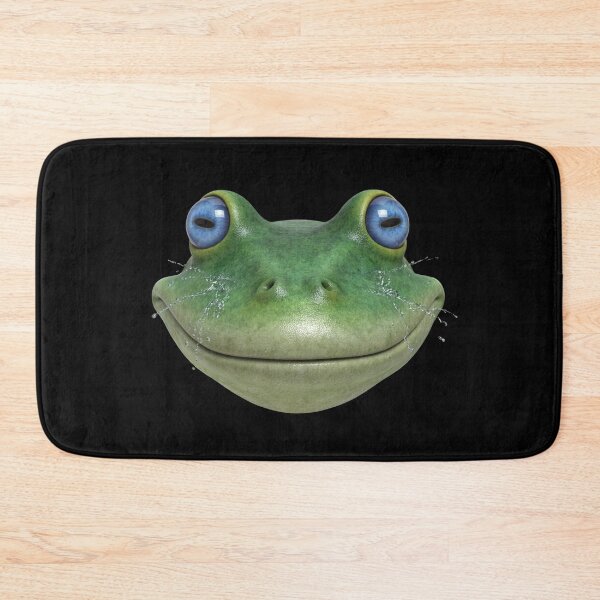Item preview, Funny Frog Face Big Blue Eyes Cute Amphibian Art designed and sold by cabana.space.