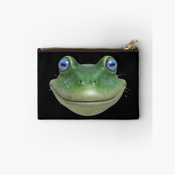 Item preview, Funny Frog Face Big Blue Eyes Cute Amphibian Art designed and sold by cabana.space.