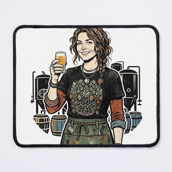 Item preview, Boho Brewer Portrait designed and sold by eduardoroa22.