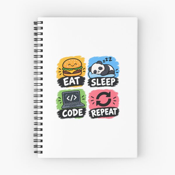 Item preview, Eat Sleep Code Repeat designed and sold by InfiniteHubs.