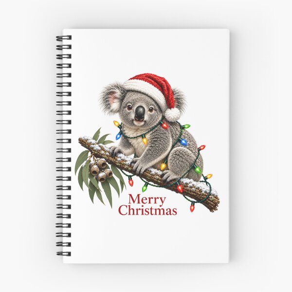 Item preview, Merry Christmas Koala – Cute Australian Christmas Koala designed and sold by SVALANART.
