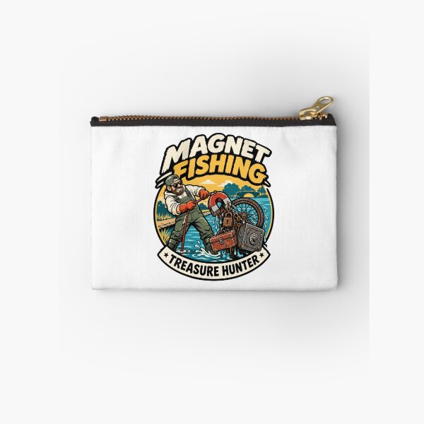 Item preview, Magnet Fishing Treasure Hunter Vintage Outdoor Adventure Gift designed and sold by w1ckerman.