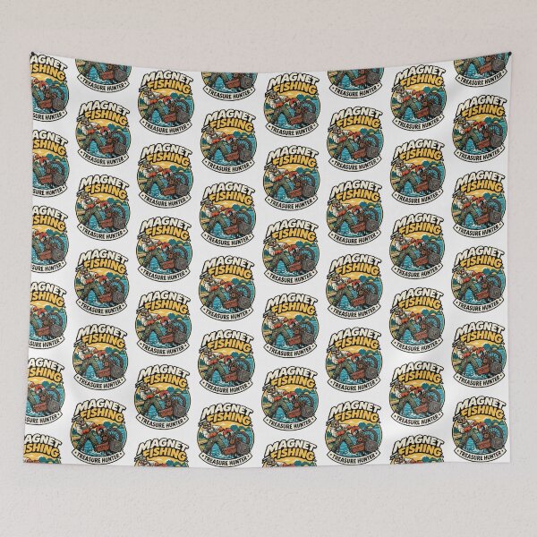 Item preview, Magnet Fishing Treasure Hunter Vintage Outdoor Adventure Gift designed and sold by w1ckerman.