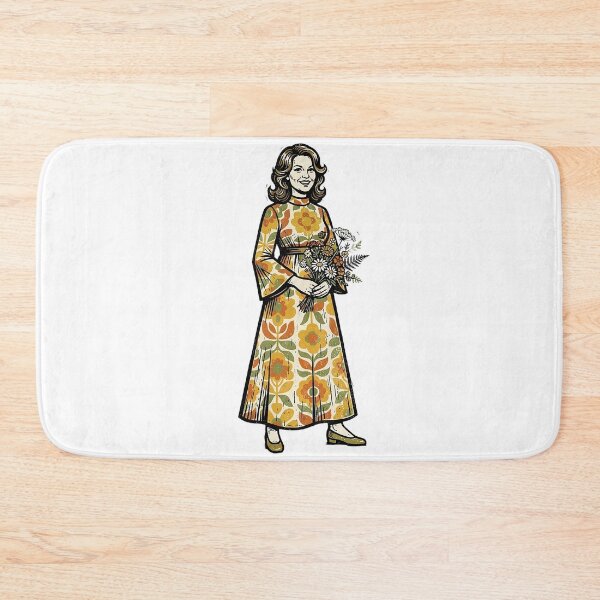 Item preview, Retro Groomsmaid With Bouquet designed and sold by eduardoroa22.