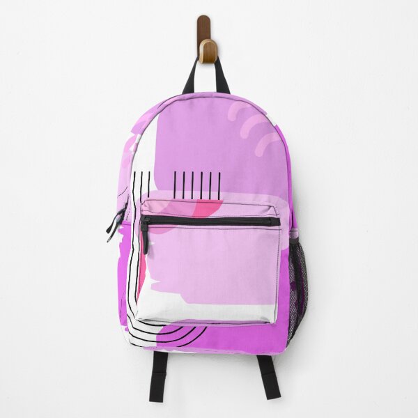 Item preview, Purple-ish Pink Abstract Shapes – Modern Colorful Geometric Art designed and sold by Khadique.
