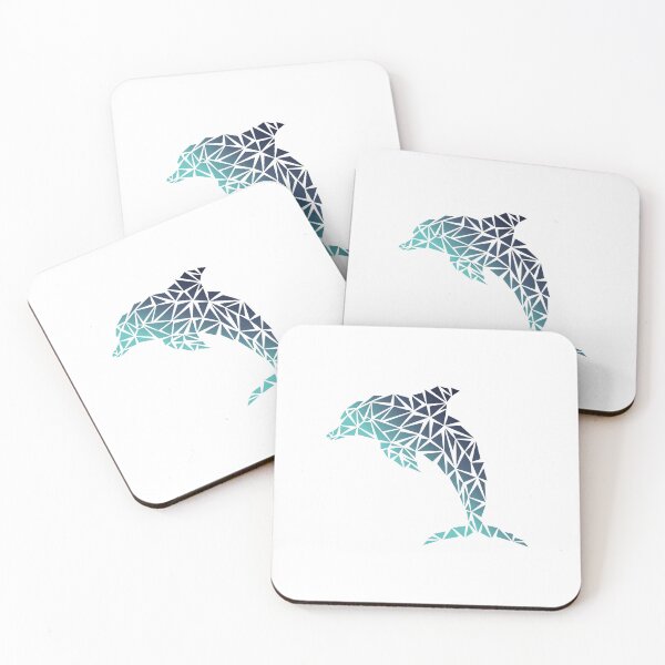 Item preview, Geometric Dolphin - Galaxy designed and sold by Espyr.Art.