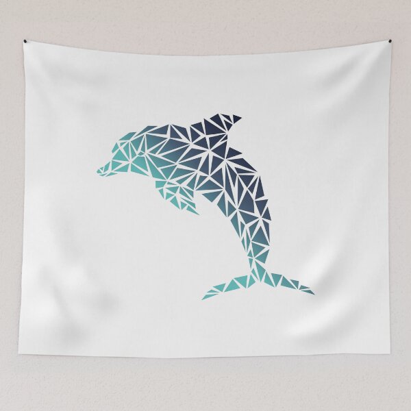 Item preview, Geometric Dolphin - Galaxy designed and sold by Espyr.Art.