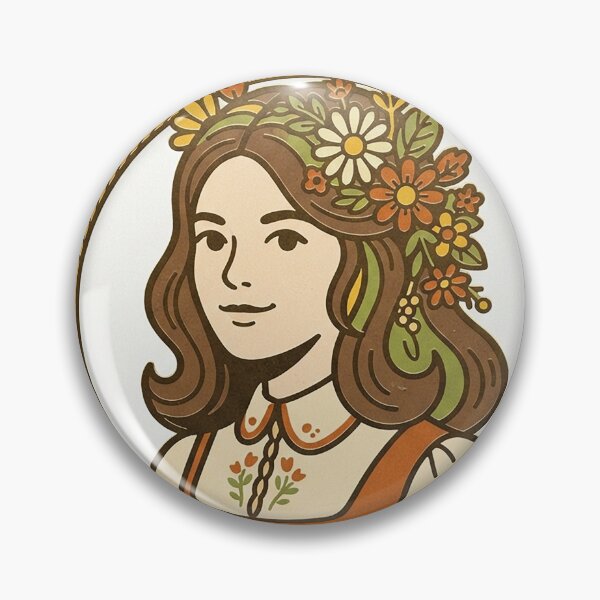 Item preview, Retro Groomsmaid Bust Medallion designed and sold by eduardoroa22.