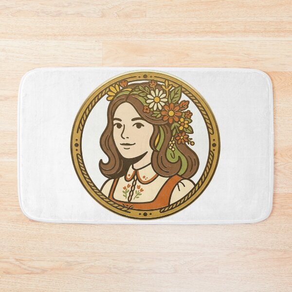 Item preview, Retro Groomsmaid Bust Medallion designed and sold by eduardoroa22.