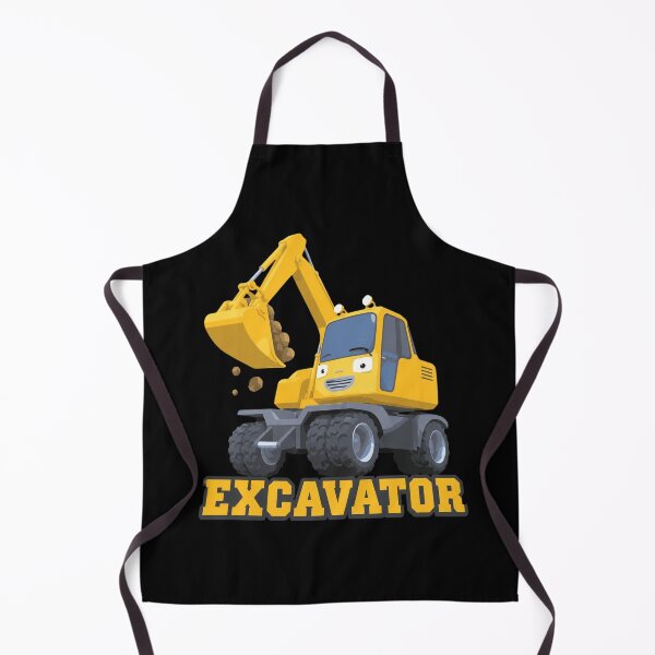 Item preview, Excavator Cute Cartoon designed and sold by AzulAdams.