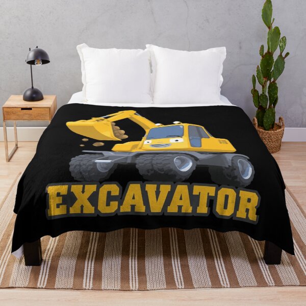 Item preview, Excavator Cute Cartoon designed and sold by AzulAdams.