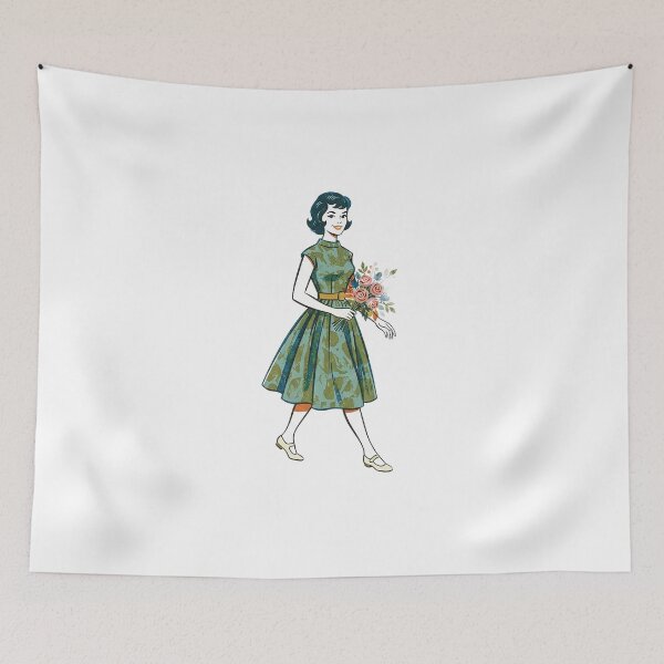 Item preview, Retro Groomsmaid Walking designed and sold by eduardoroa22.