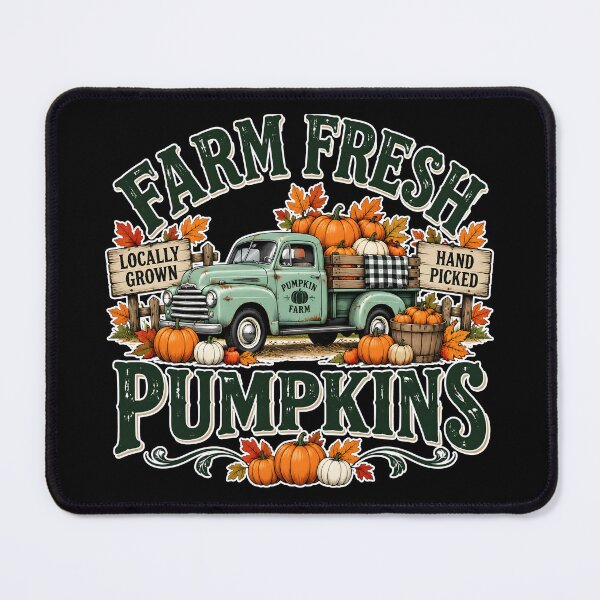 Item preview, Farm Fresh Pumpkin Thanksgiving Farm Truck Fall Harvest Rustic Farmhouse Autumn Country Aesthetic designed and sold by LandFinStudio.