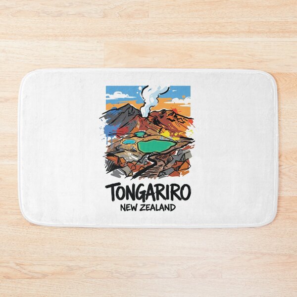 Item preview, Tongariro Alpine Crossing New Zealand Art designed and sold by Merch by Das Design Studio.