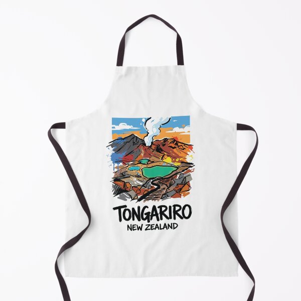 Artikelvorschau, Tongariro Alpine Crossing New Zealand Kunst entworfen und verkauft von Merch by Das Design Studio.