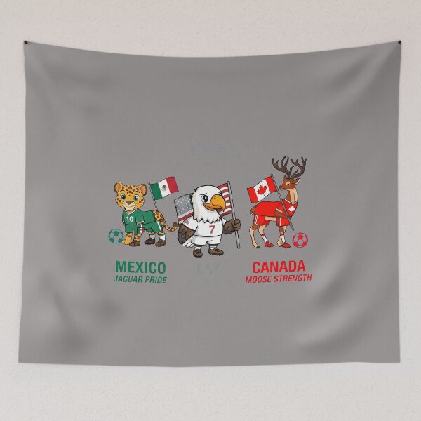 Item preview, 2026 World Cup Mascot Unity Soccer Fan Shirt-89 designed and sold by DominikWagner.