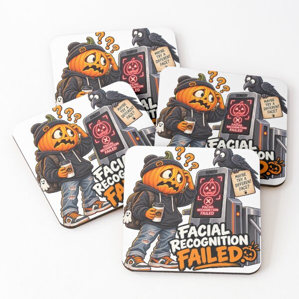 Item preview, Funny Pumpkin Facial Recognition Failed – Halloween designed and sold by EwelinaBa.