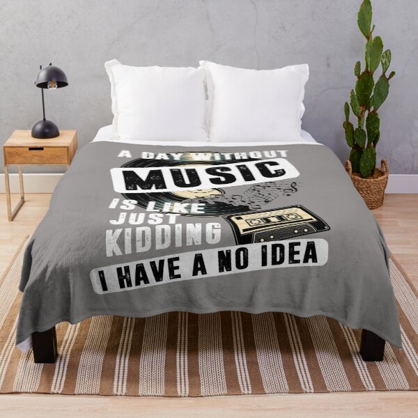Item preview, A Day Without Music Is Like Just Kidding T-Shirt-73 designed and sold by DominikWagner.