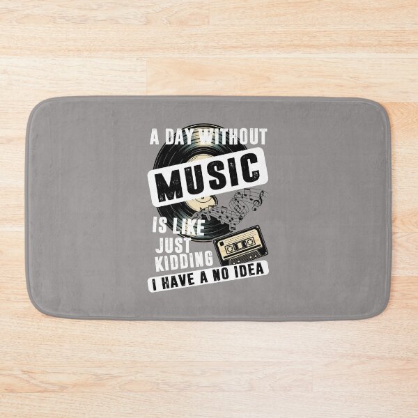 Item preview, A Day Without Music Is Like Just Kidding T-Shirt-73 designed and sold by DominikWagner.