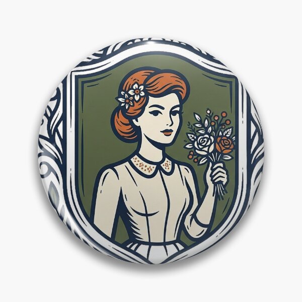 Item preview, Retro Groomsmaid Crest designed and sold by eduardoroa22.