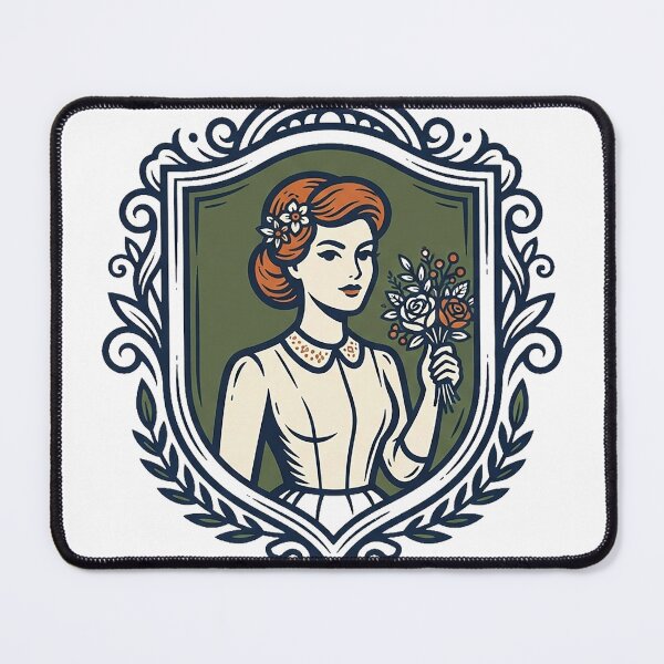 Item preview, Retro Groomsmaid Crest designed and sold by eduardoroa22.