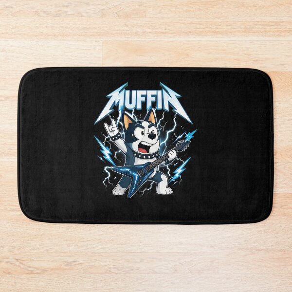 Item preview, Muffin Heavy Metal Rock Dog Bluey designed and sold by visionnen.