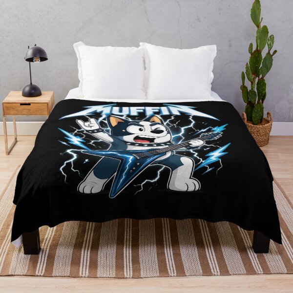 Item preview, Muffin Heavy Metal Rock Dog Bluey designed and sold by visionnen.