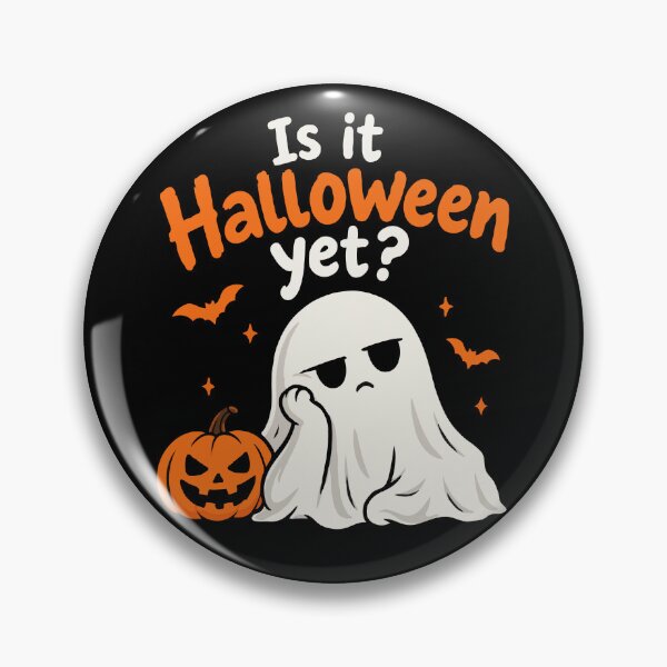 Item preview, Bored Ghost Pumpkin Is It Halloween Yet? designed and sold by Gkinoki.