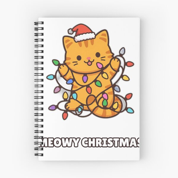 Item preview, Meowy Christmas Shirt – Cute Cat Holiday Tee designed and sold by KERK Art and Design.