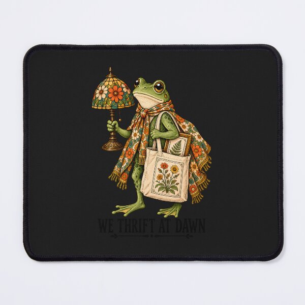 Item preview, We Thrift At Dawn Shirt, Funny Frog Meme Thrifting Tee, Thrift Lover TShirt, Vintage Collector Gift designed and sold by greatmar1.