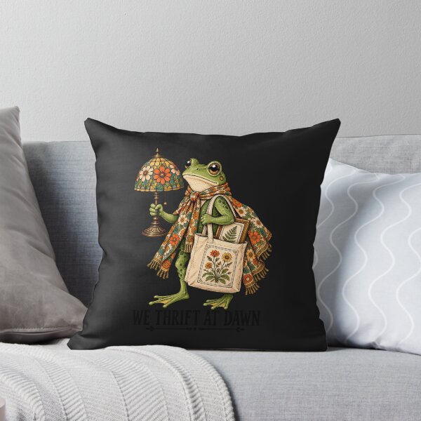 Item preview, We Thrift At Dawn Shirt, Funny Frog Meme Thrifting Tee, Thrift Lover TShirt, Vintage Collector Gift designed and sold by greatmar1.