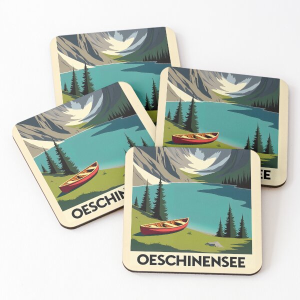 Item preview, Oeschinen Lake Kandersteg Switzerland – Vintage Travel RBA-2026-0015-A designed and sold by IdeaSmith.