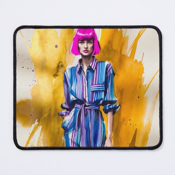 Item preview, Woman With Pink Hair designed and sold by Fransyn.