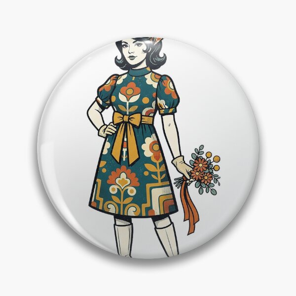Item preview, Retro Groomsmaid Portrait designed and sold by eduardoroa22.