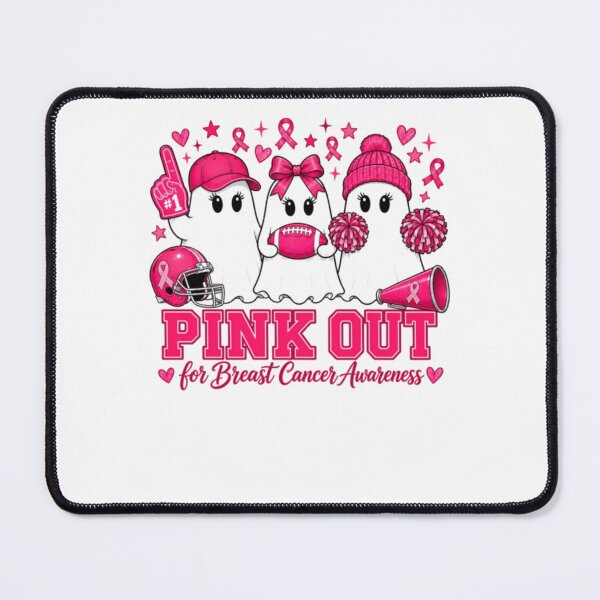 Item preview, Pink Out Football Ghosts Breast Cancer Awareness designed and sold by AARABwino.