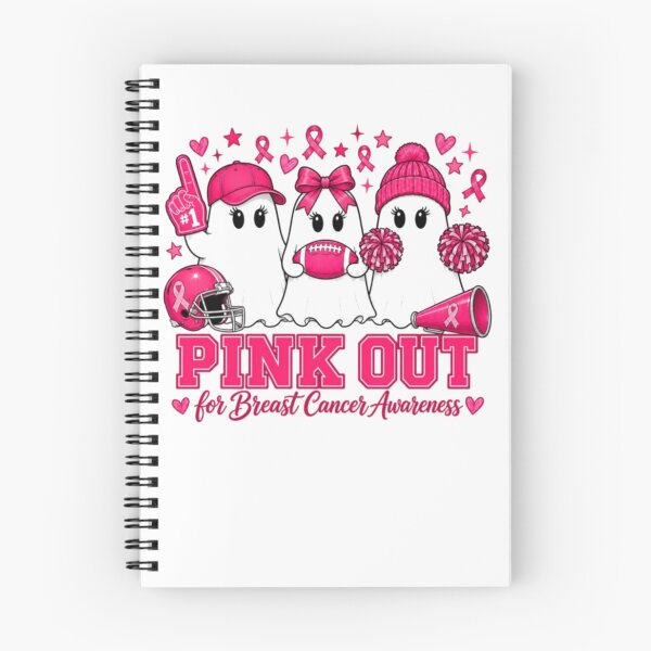 Item preview, Pink Out Football Ghosts Breast Cancer Awareness designed and sold by AARABwino.