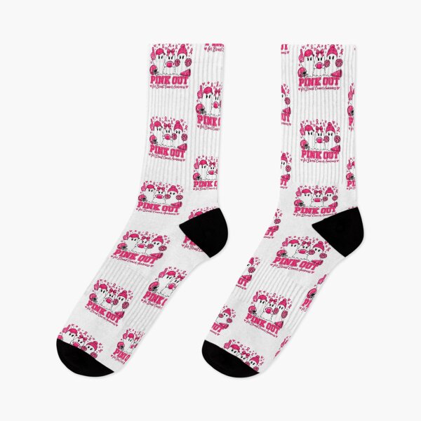 Item preview, Pink Out Football Ghosts Breast Cancer Awareness designed and sold by AARABwino.