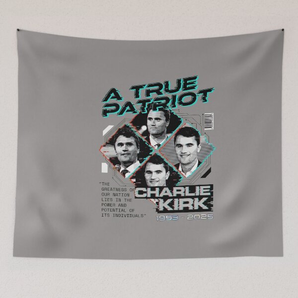 Item preview, A True Patriot Charlie Kirk Tribute 1993-2025-26 designed and sold by DominikWagner.
