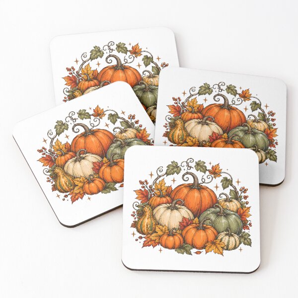 Item preview, Vintage Autumn Pumpkins & Fall Harvest Botanical Rustic Cottagecore Thanksgiving Aesthetic designed and sold by LandFinStudio.