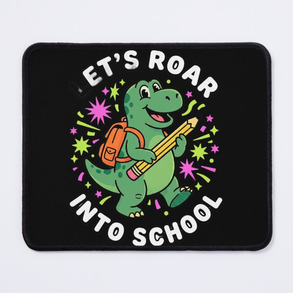 Item preview, Cute Dinosaur Roaring Into School Student Teacher Fun designed and sold by marry treasures.