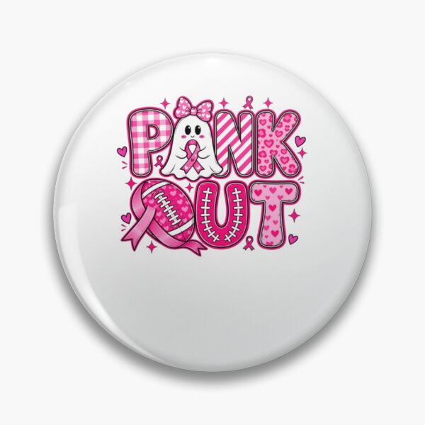 Item preview, Pink Out Game Day Football Breast Cancer Awareness October designed and sold by AARABwino.