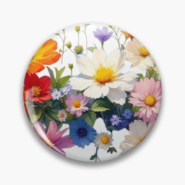 Item preview, Vibrant Wildflower Meadow Floral Pattern Print designed and sold by VeleS68.