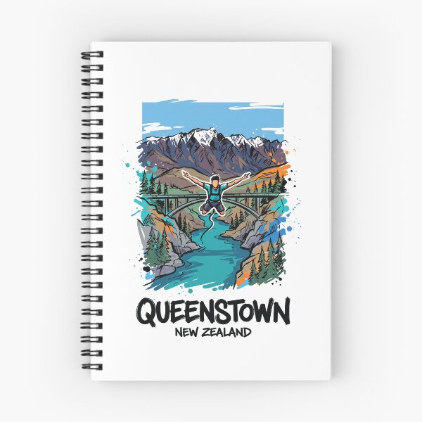Item preview, Queenstown Bungee New Zealand Adventure Art designed and sold by Merch by Das Design Studio.