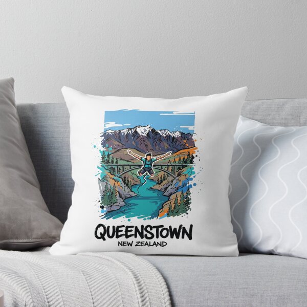 Item preview, Queenstown Bungee New Zealand Adventure Art designed and sold by Merch by Das Design Studio.