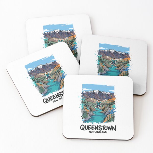 Artikelvorschau, Queenstown Bungee Neuseeland Abenteuerkunst entworfen und verkauft von Merch by Das Design Studio.