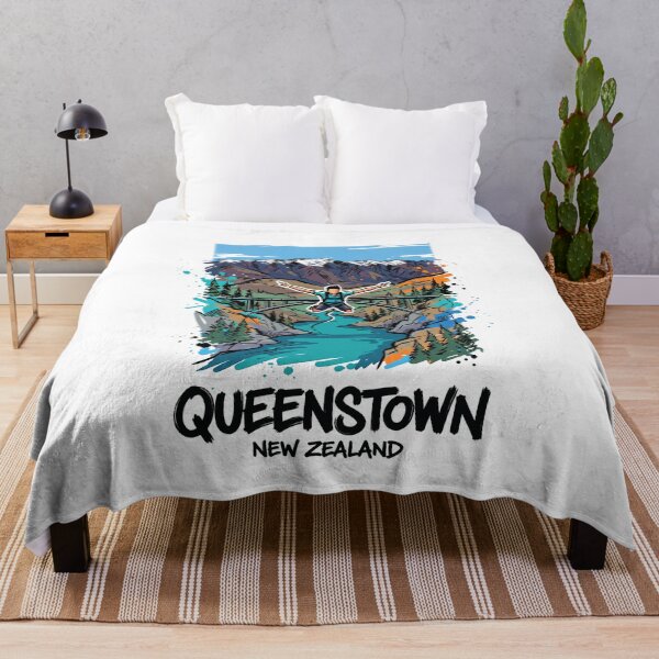 Item preview, Queenstown Bungee New Zealand Adventure Art designed and sold by Merch by Das Design Studio.