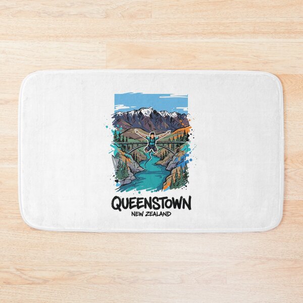 Item preview, Queenstown Bungee New Zealand Adventure Art designed and sold by Merch by Das Design Studio.